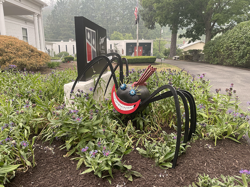 Metal Mascot Finds Permanent Home at Gmeiner